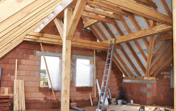 Simms Lane End attic trusses